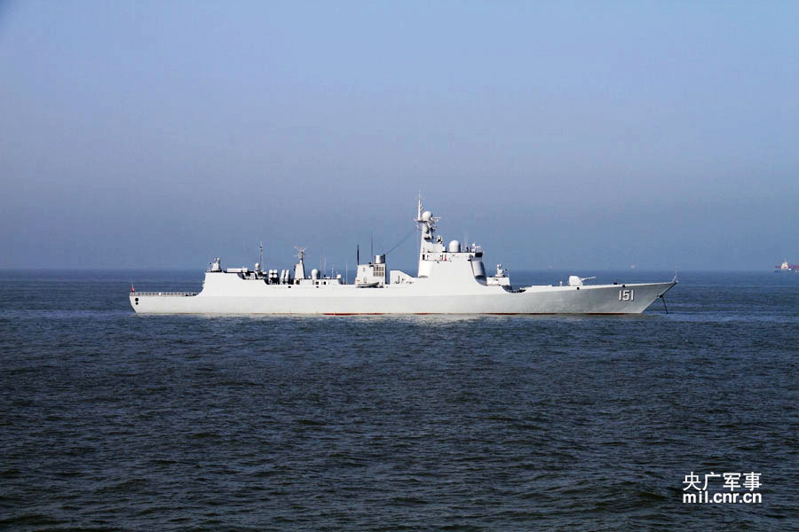 Китайские и российские корабли вошли в зону учений «Морское взаимодействие - 2014»