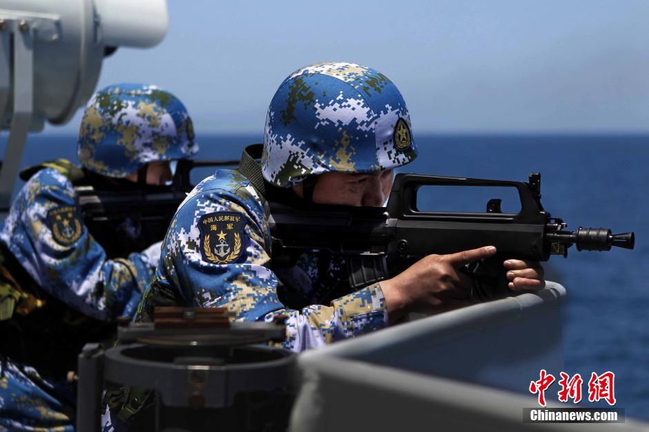 Завершилась активная фаза совместных китайско-российских военно-морских учений "Морское взаимодействие-2014"