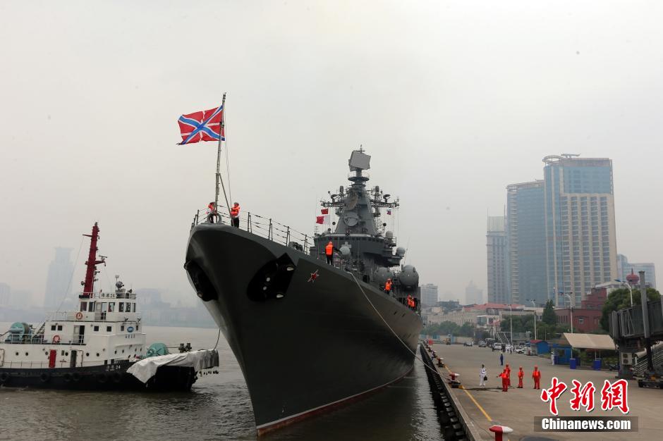 Китайские и российские военные корабли вернулись в Шанхай после совместных учений