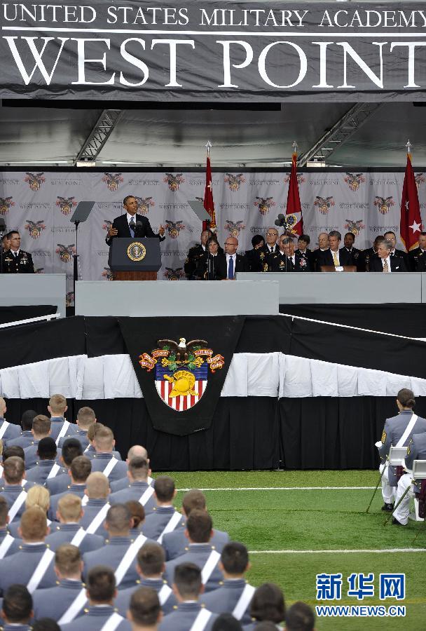 Б. Обама принял участие в выпускной церемонии военного училища США «Вест-Пойнт» 