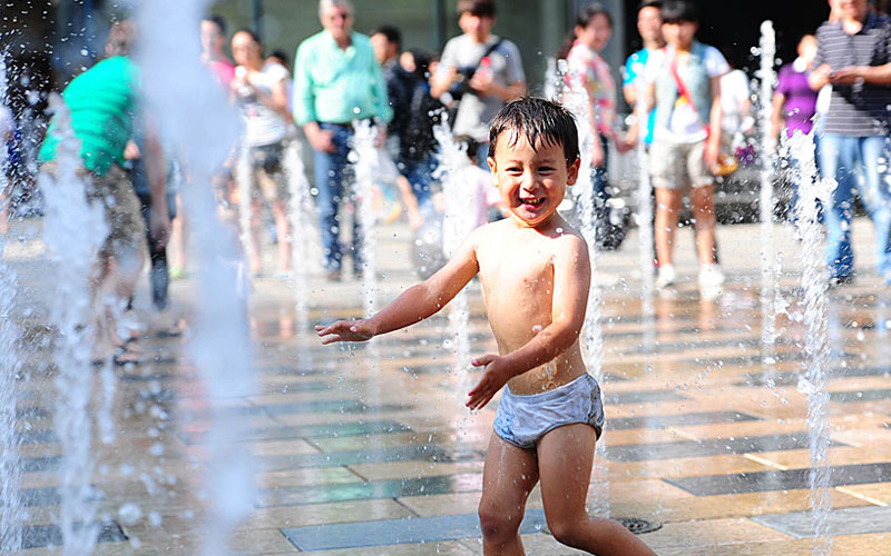 Пекин переживает небывалую жару