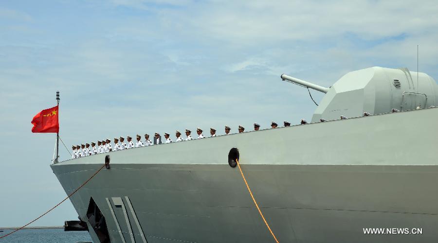 Отряд военных кораблей ВМС НОАК отправился в США для участия в военно-морских маневрах "Римпак-2014"