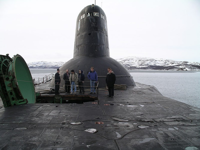 3 самые большие в мире атомные подводные лодки представлены одновременно