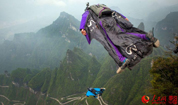 Два россиянина в вингсьютах совершили прыжок с китайской горы