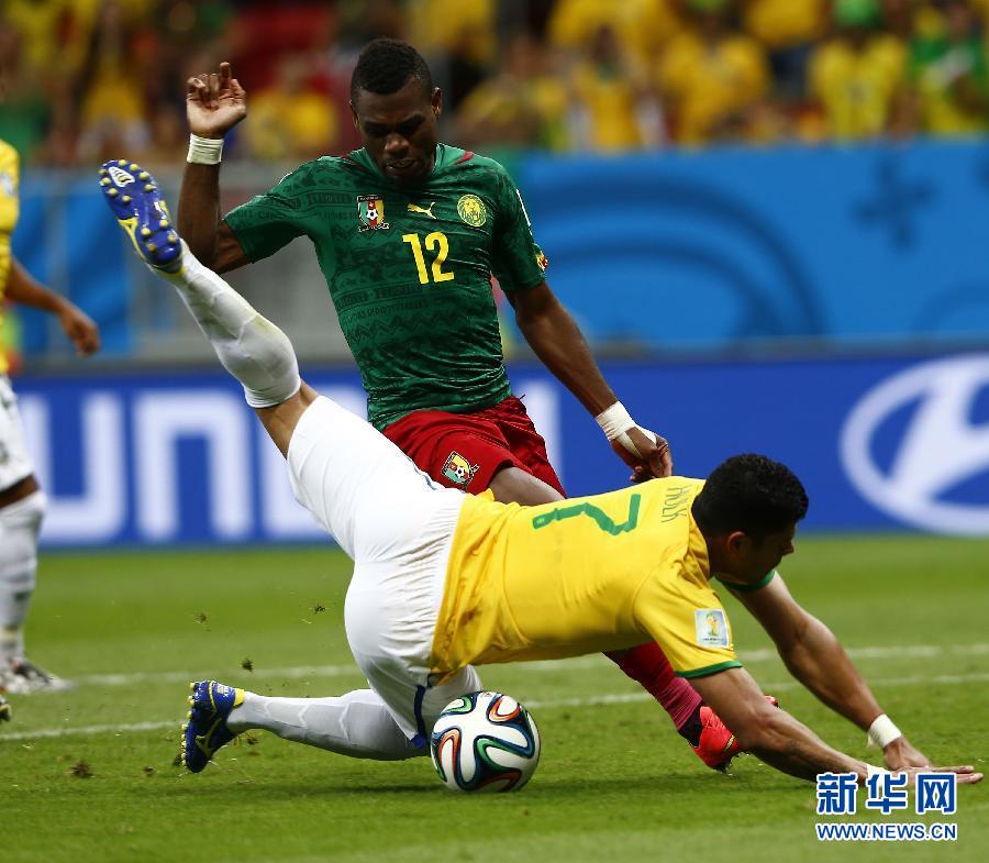 Сборная Бразилии обыграла сборную Камеруна со счетом 4:1 на ЧМ-2014 в Бразилии