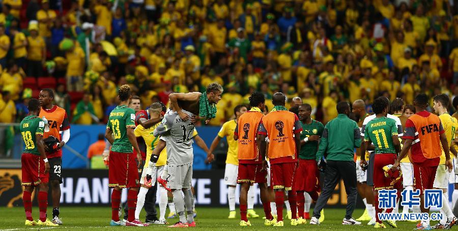 Сборная Бразилии обыграла сборную Камеруна со счетом 4:1 на ЧМ-2014 в Бразилии