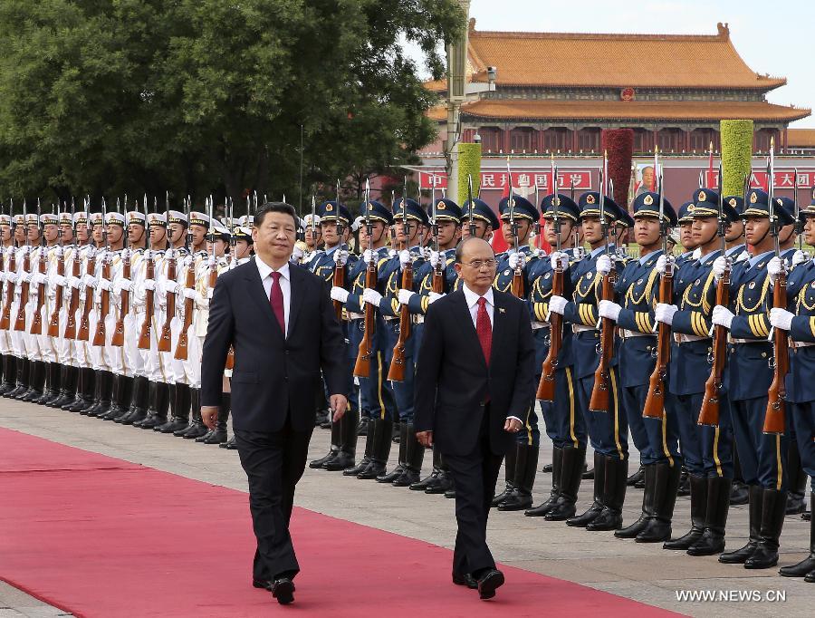 Председатель КНР Си Цзиньпин встретился с президентом Мьянмы У Тхейн Сейном
