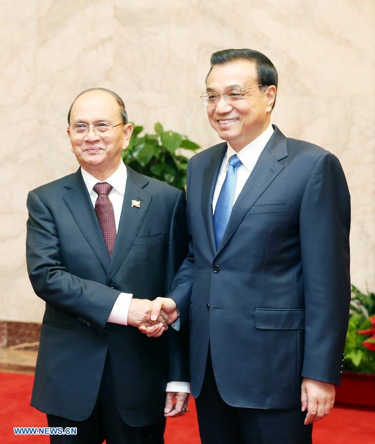 Ли Кэцян провел встречи с президентом Мьянмы и вице-президентом Индии