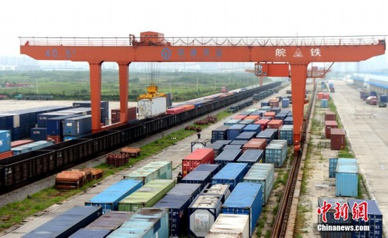 Первый центрально-азиатский «грузовой поезд» в Аньхой отправился по «Новому Шелковому пути»