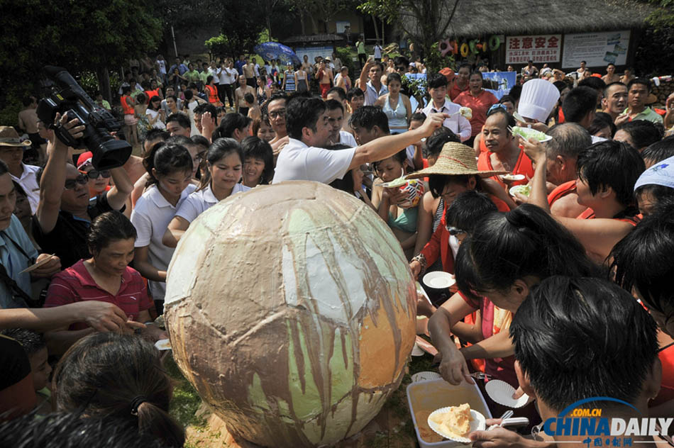 Мороженое для тысячи людей в Гуандуне 