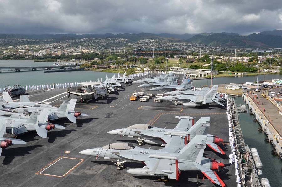 USS Ronald Reagan (CVN-76) представлен в «RIMPAC-2014»