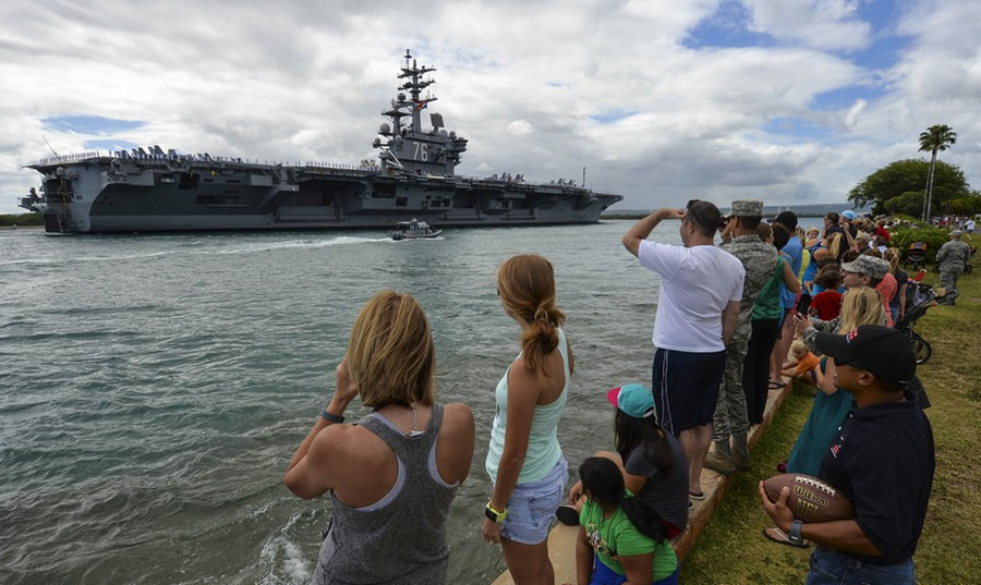 USS Ronald Reagan (CVN-76) представлен в «RIMPAC-2014»