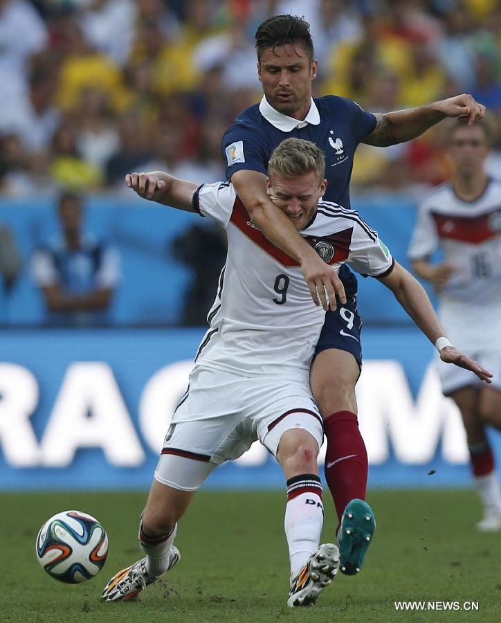 Сборная Германии со счетом 1:0 обыграла сборную Франции