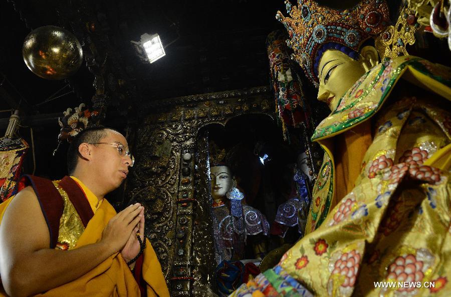 Панчен-лама принял участие в религиозных ритуалах в Тибете