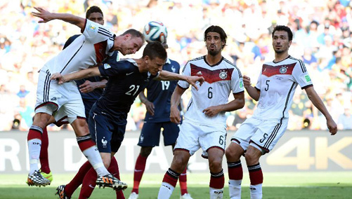 Сборная Германии со счетом 1:0 обыграла сборную Франции