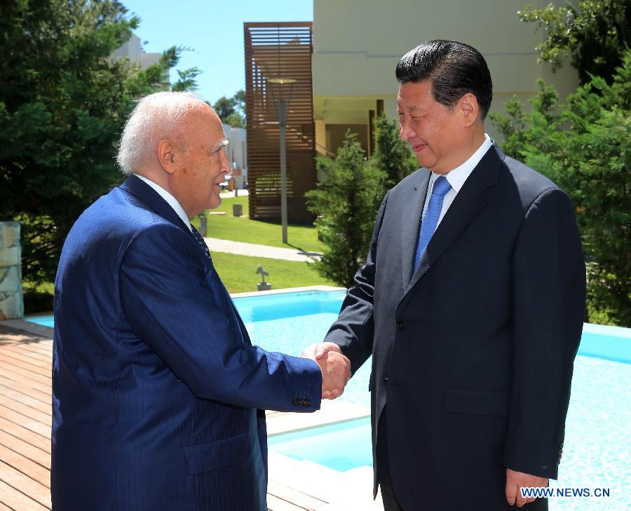 Си Цзиньпин встретился с президентом Греции