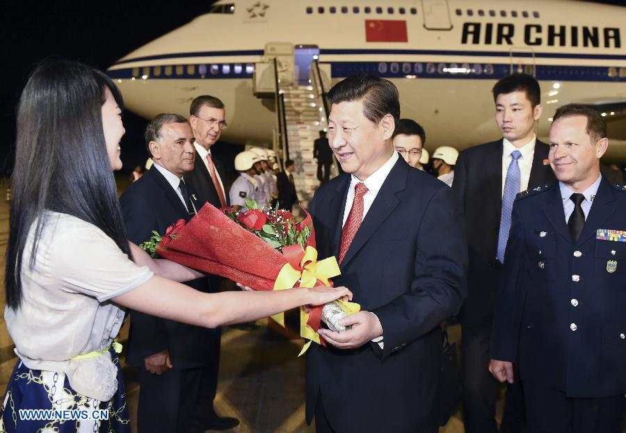 Си Цзиньпин прибыл в столицу Бразилии с государственным визитом в эту страну