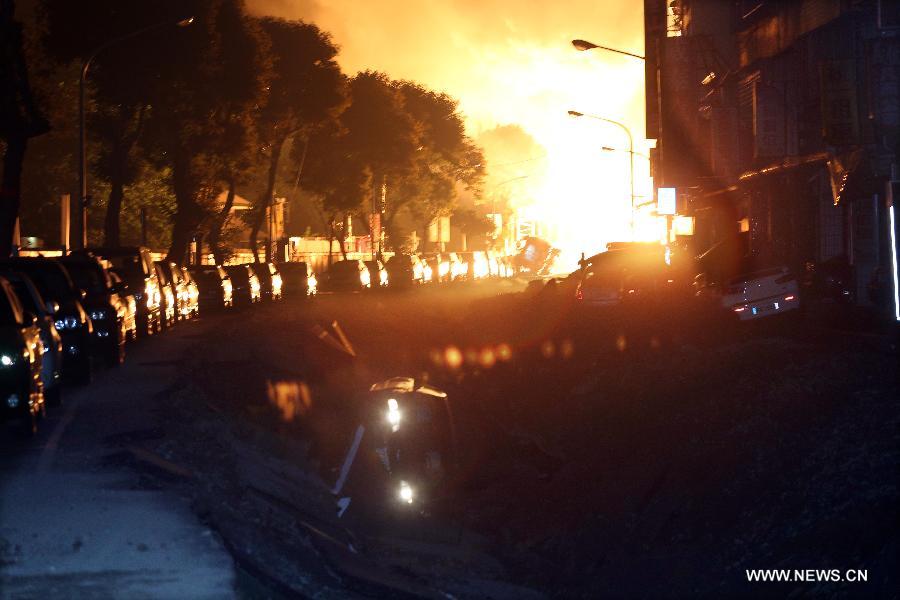 Более 100 пострадавших в результате взрывов в Гаосюне доставлено в больницы