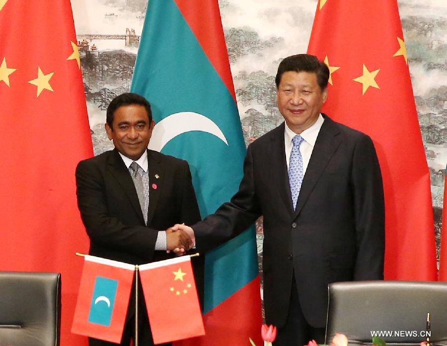 Си Цзиньпин встретился с президентом Мальдив
