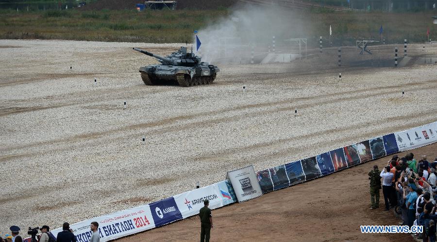 В Московской области завершился чемпионат мира по танковому биатлону-2014 