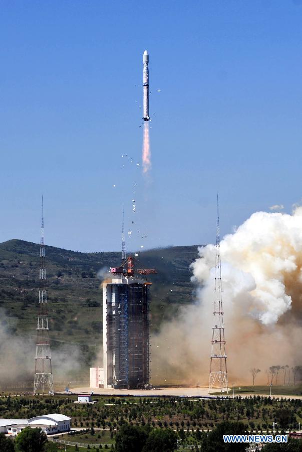 В Китае произведен успешный запуск спутника дистанционного зондирования Земли "Гаофэнь-2"