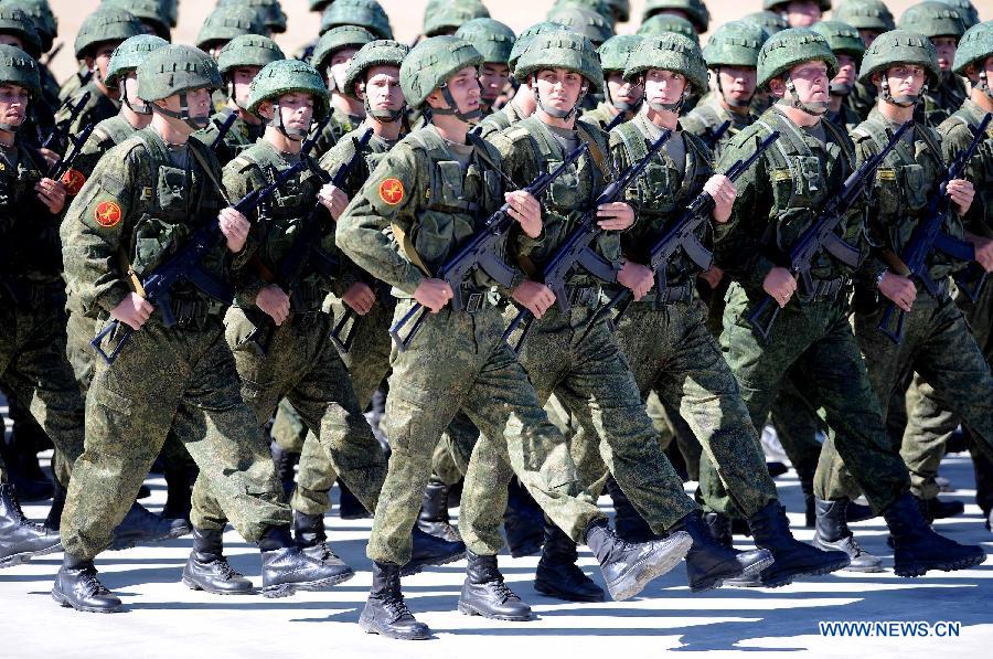 Официально начались совместные военные антитеррористические учения "Мирная миссия-2014"