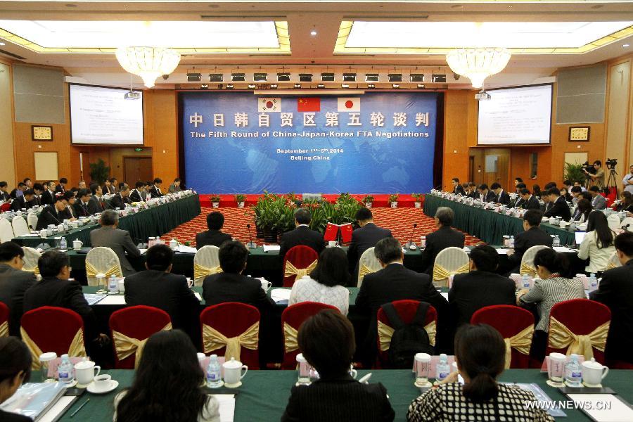 В Пекине начался 5-й раунд переговоров по вопросам зоны свободной торговли Китай- Япония-РК