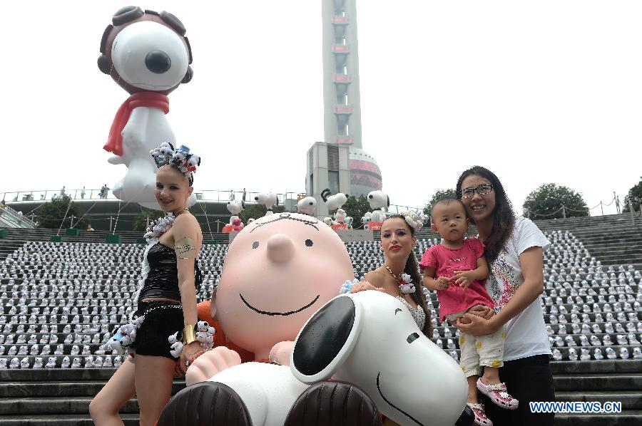 Выставка Snoopy состоялась в Шанхае
