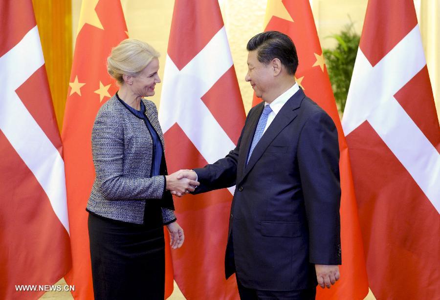 Си Цзиньпин провел встречу с премьер-министром Дании