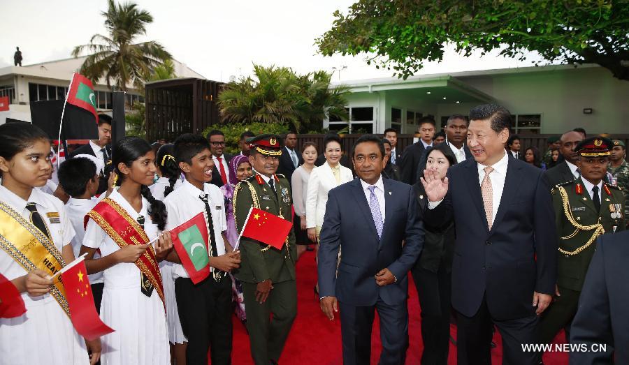 Председатель КНР Си Цзиньпин прибыл на Мальдивы с государственным визитом