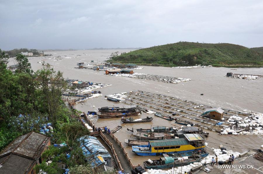  От тайфуна "Калмэджи" пострадали 721,1 тыс жителей Гуанси-Чжуанского автономного района