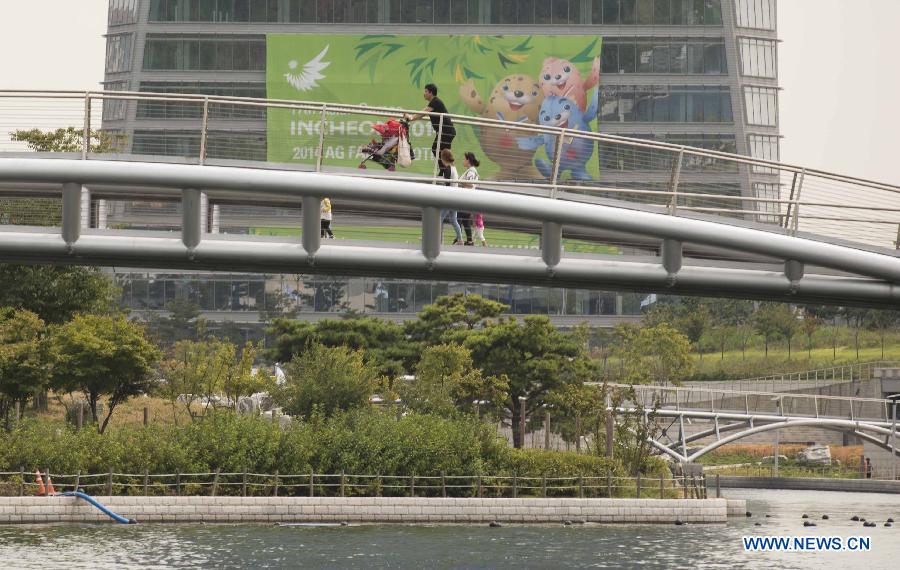 В южнокорейском городе Инчхон готовятся к открытию 17-х Азиатских игр