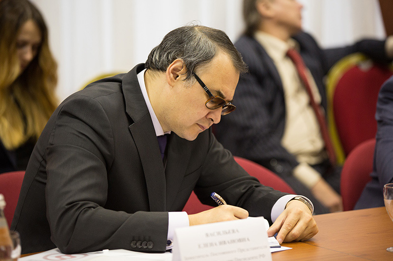 Советник Посольства Республики Казахстан в РФ Ж.А. Кыстаубаев выступил с речью