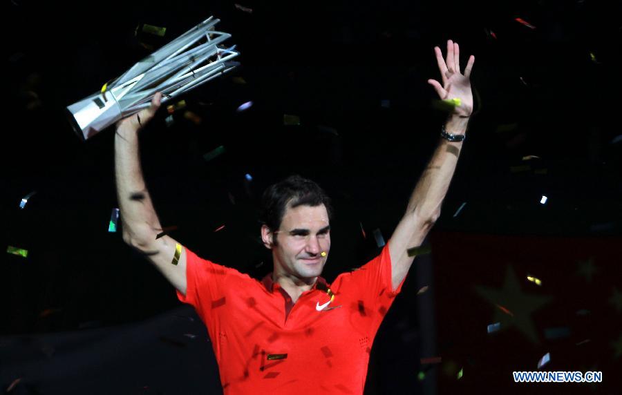 Роджер Федерер впервые в карьере выиграл "Мастерс" в Шанхае