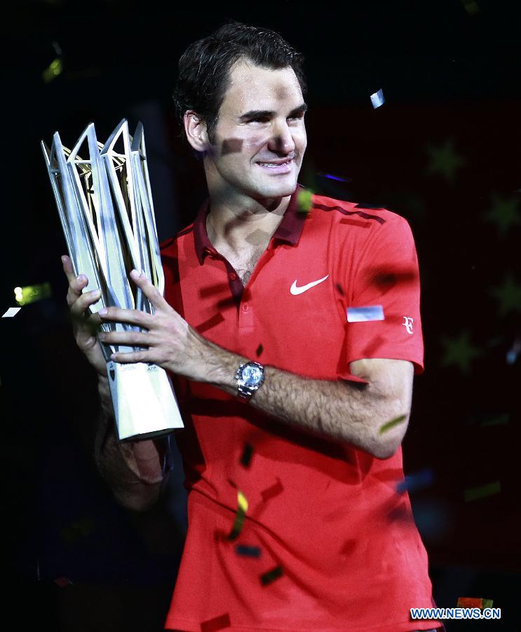Роджер Федерер впервые в карьере выиграл "Мастерс" в Шанхае