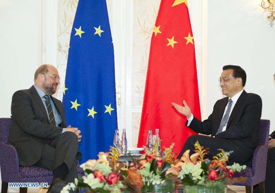 Ли Кэцян встретился с председателем Европейского парламента