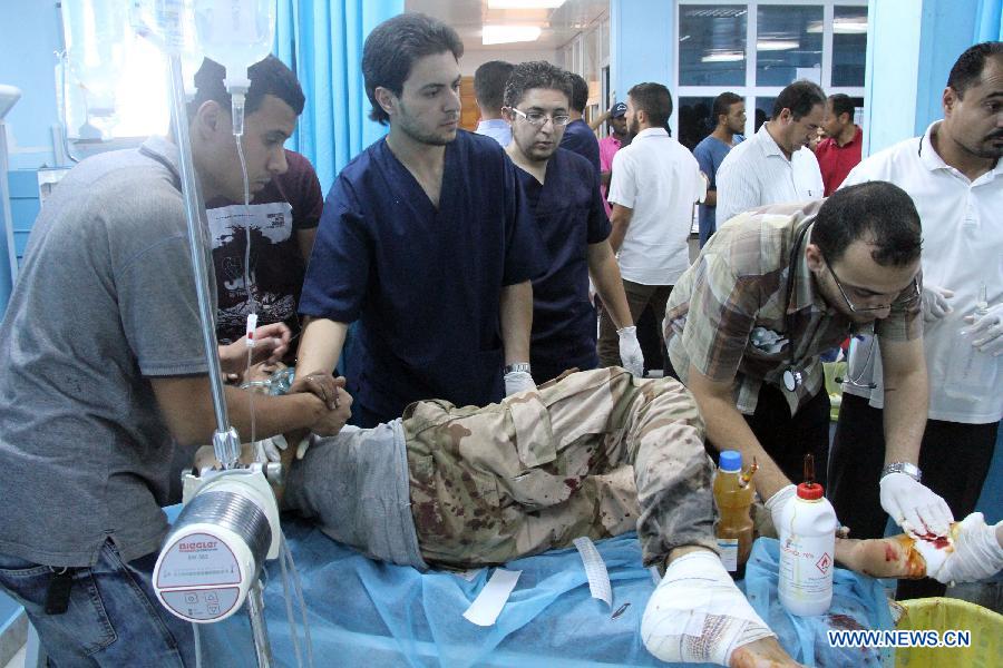 Более 80 человек пострадали в результате продолжительных боев в одном из городков Ливии