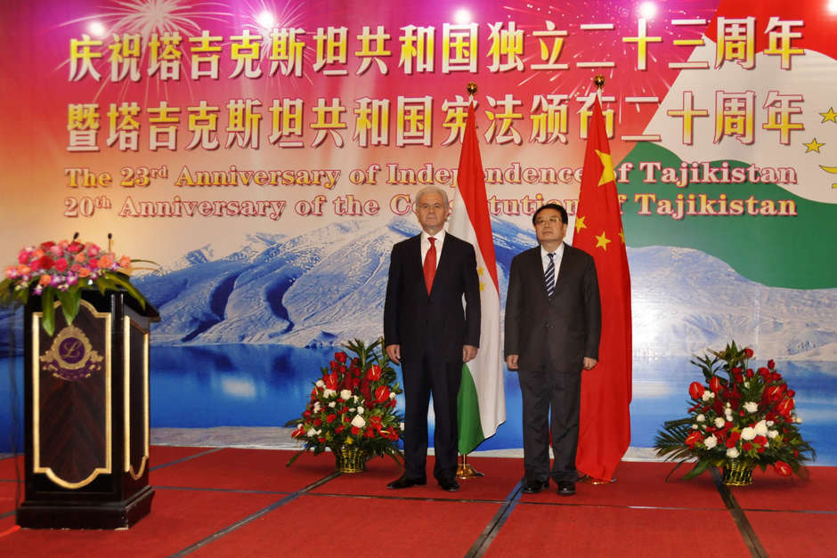 В Пекине прошел прием по случаю 23-й годовщины независимости Республики Таджикистан