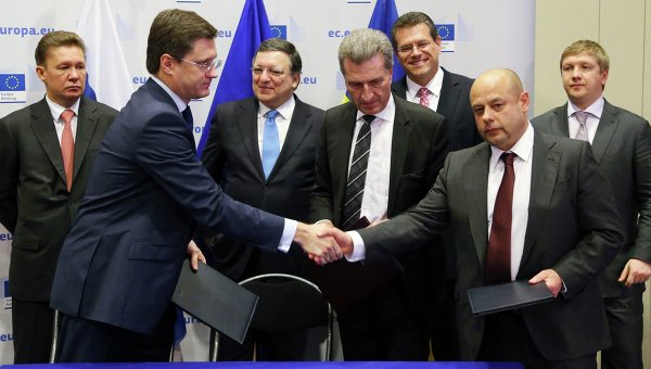 ЕС призывает Россию и Украину прийти к соглашению по поставкам газа
