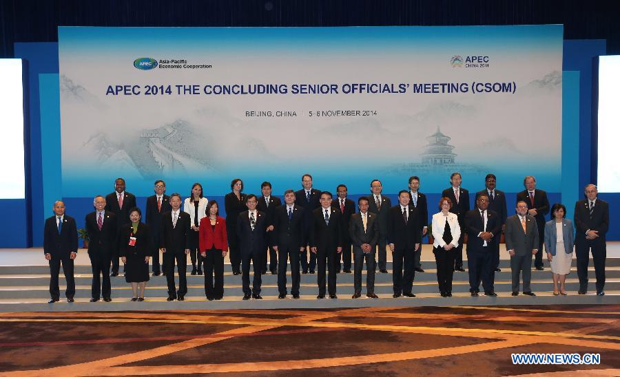 В Пекине прошло заключительное совещание высокопоставленных официальных представителей членов АТЭС-2014
