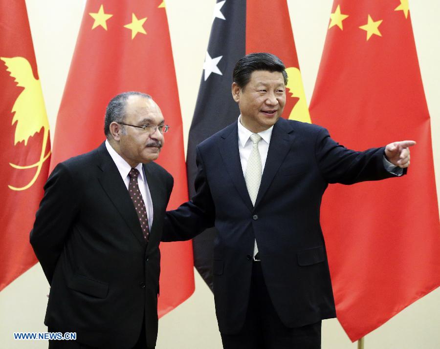 Си Цзиньпин встретился с премьер-министром Папуа-Новой Гвинеи
