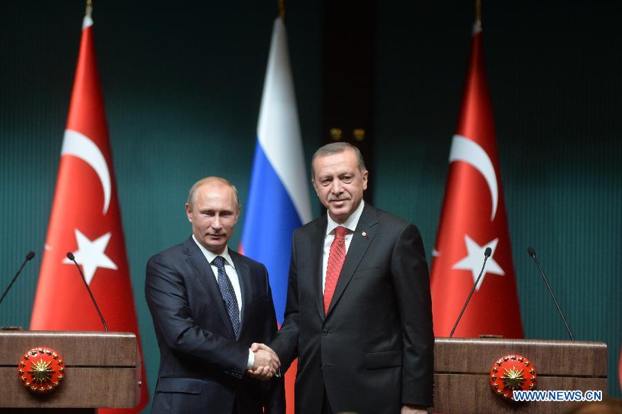 В. Путин: Россия будет по льготной цене экспортировать природный газ в Турцию