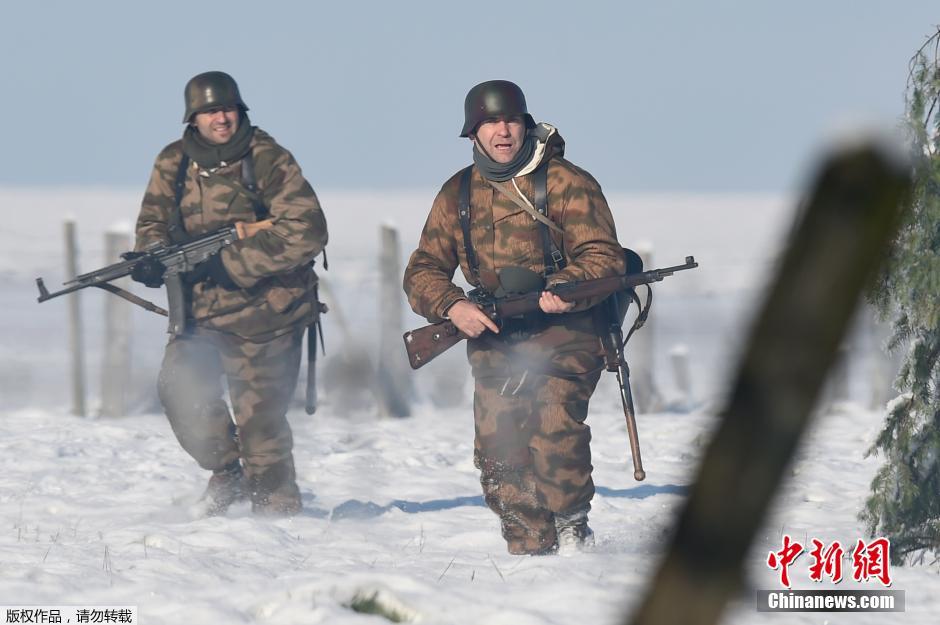 В Бельгии прошло воссоздание сцен из Второй Мировой Войны
