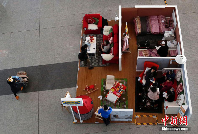 В столичном аэропорту Пекина появилась тестовая «зона для сна»