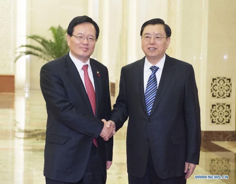 Чжан Дэцзян провел переговоры со спикером Национального собрания РК