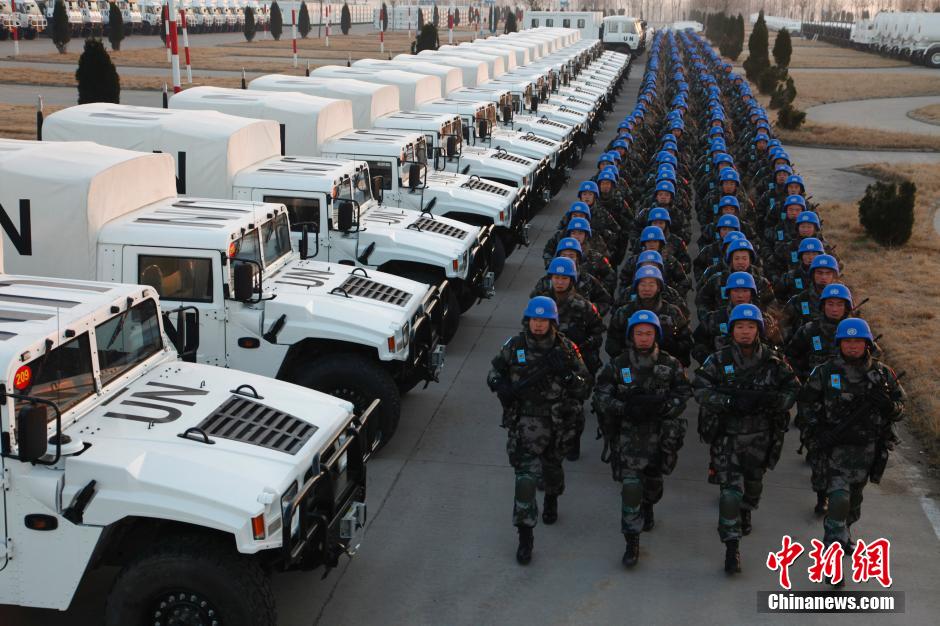 Первый миротворческий стрелковый батальон Китая отправился в Южный Судан