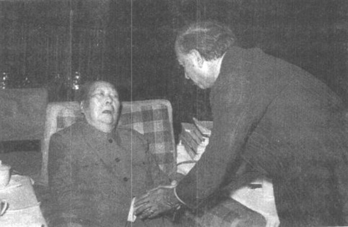 24 мая 1976 года Мао Цзэдун в больном состоянии последний раз принимал иностранного гостя.
