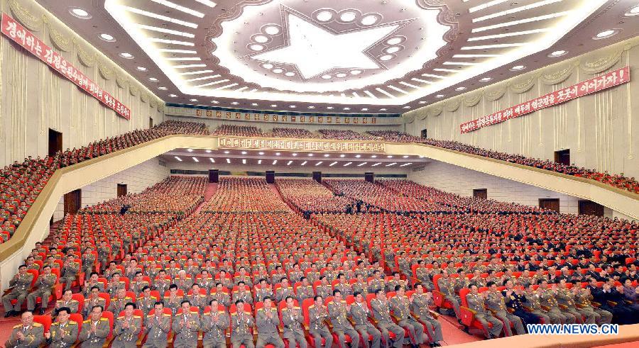 В КНДР отметили 3-ю годовщину выдвижения Ким Чен Ына на пост главнокомандующего КНА