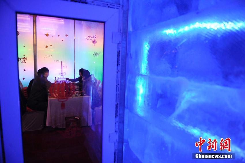 В Чанчуне появился "ледяной" ресторан