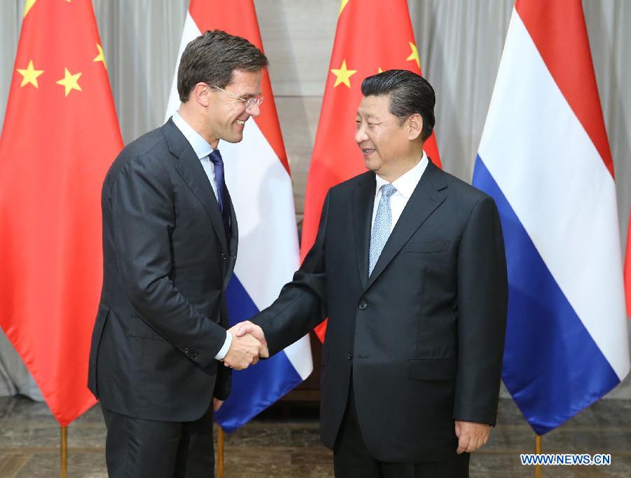 Председатель КНР Си Цзиньпин встретился с премьер-министром Нидерландов